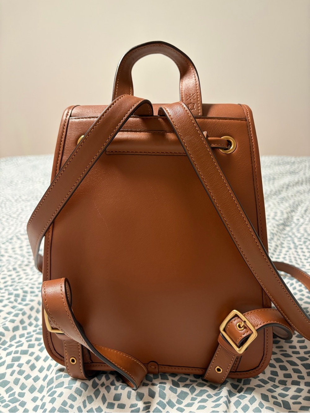 Coach Leather Backpack - Redwood - Picture 2 of 6